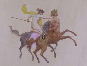 Pallade doma il centauro (Affreschi)